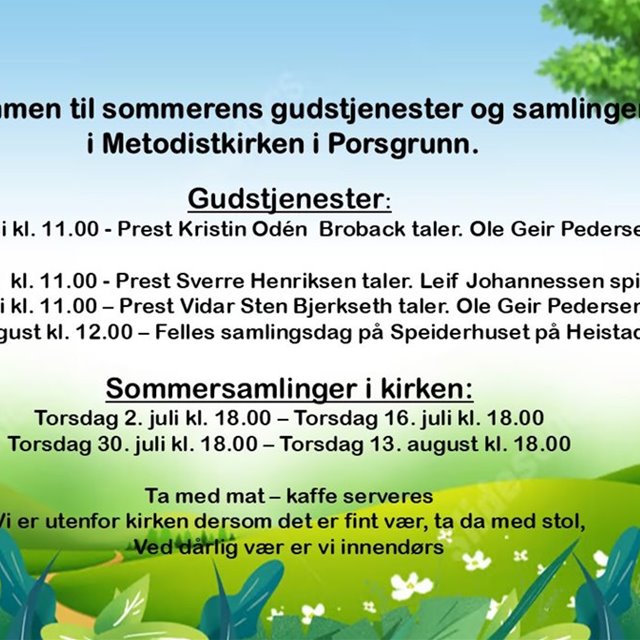 Sommer i Porsgrunn