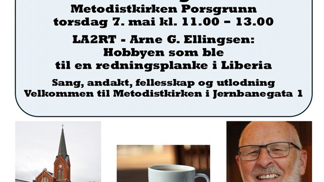 Formiddagstreff torsdag 7. mai kl. 11.00